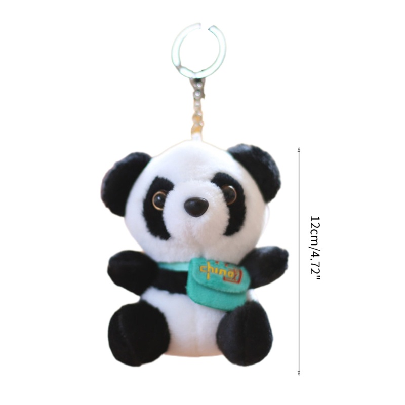 พวงกุญแจ-จี้ตุ๊กตาหมีแพนด้า-ขนาดเล็ก-สําหรับตกแต่งกระเป๋าเป้สะพายหลัง-กระเป๋าถือ