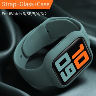 สายนาฬิกาข้อมือซิลิโคน สําหรับ iWatch band 44 มม. 40 มม. 45 มม. 41 มม. 38 มม. 42 มม. 44 มม. series 3 4 5 6 se 7