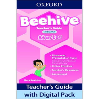 Bundanjai (หนังสือคู่มือเรียนสอบ) Beehive Starter : Teachers Guide with Digital Pack