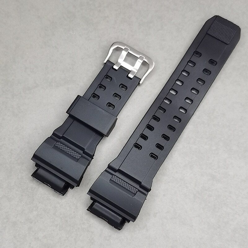 yifilm-สายนาฬิกาข้อมือยางซิลิโคน-กันน้ํา-สีดํา-แบบเปลี่ยน-สําหรับ-casio-g-shock-gw9400-gw-9400