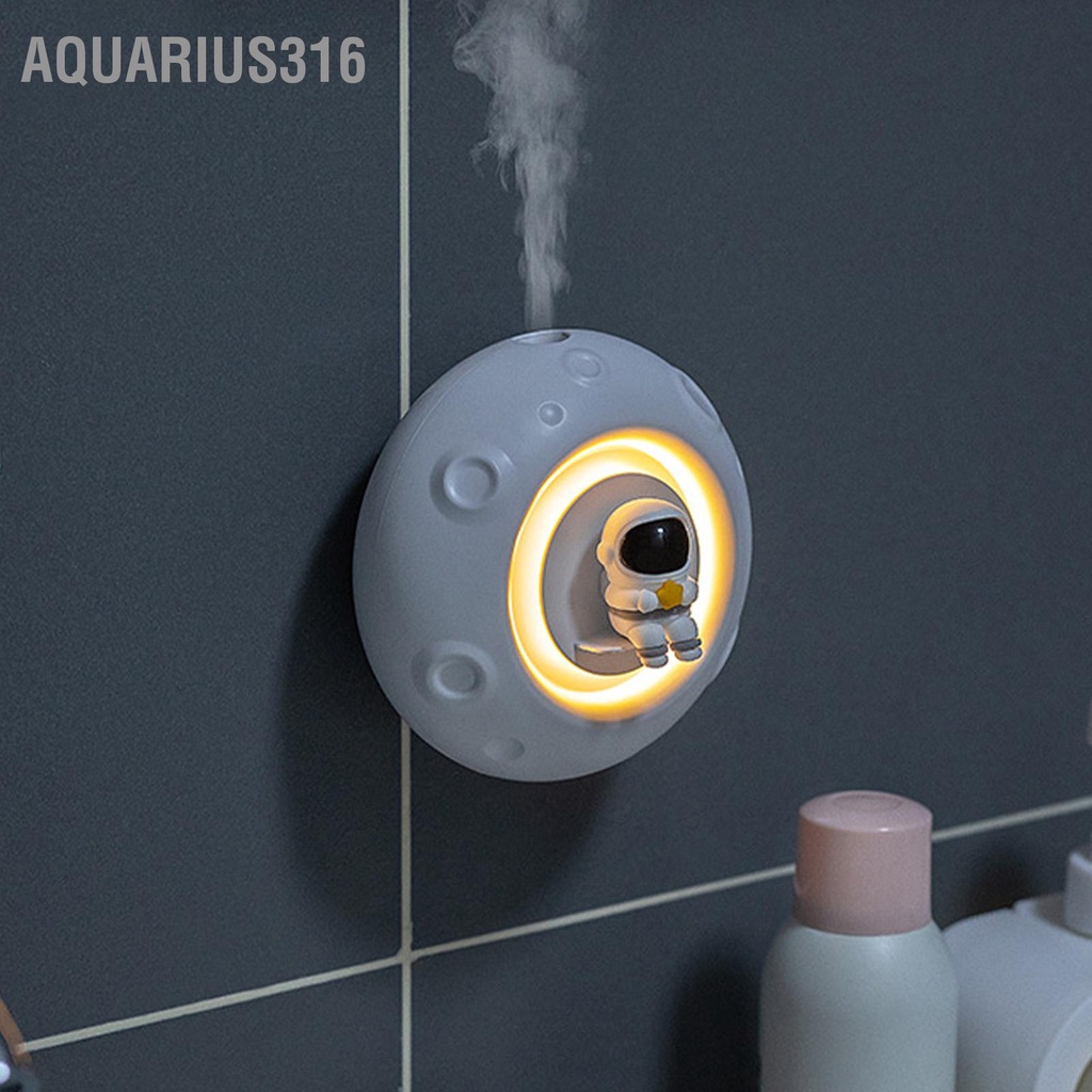 aquarius316-เครื่องกระจายน้ำมันหอมระเหย-เครื่องกระจายกลิ่นอโรม่าพร้อมความชื้น-เวลากระจายกลิ่น-พร้อมไฟกลางคืนรูปนักบินอวกาศ