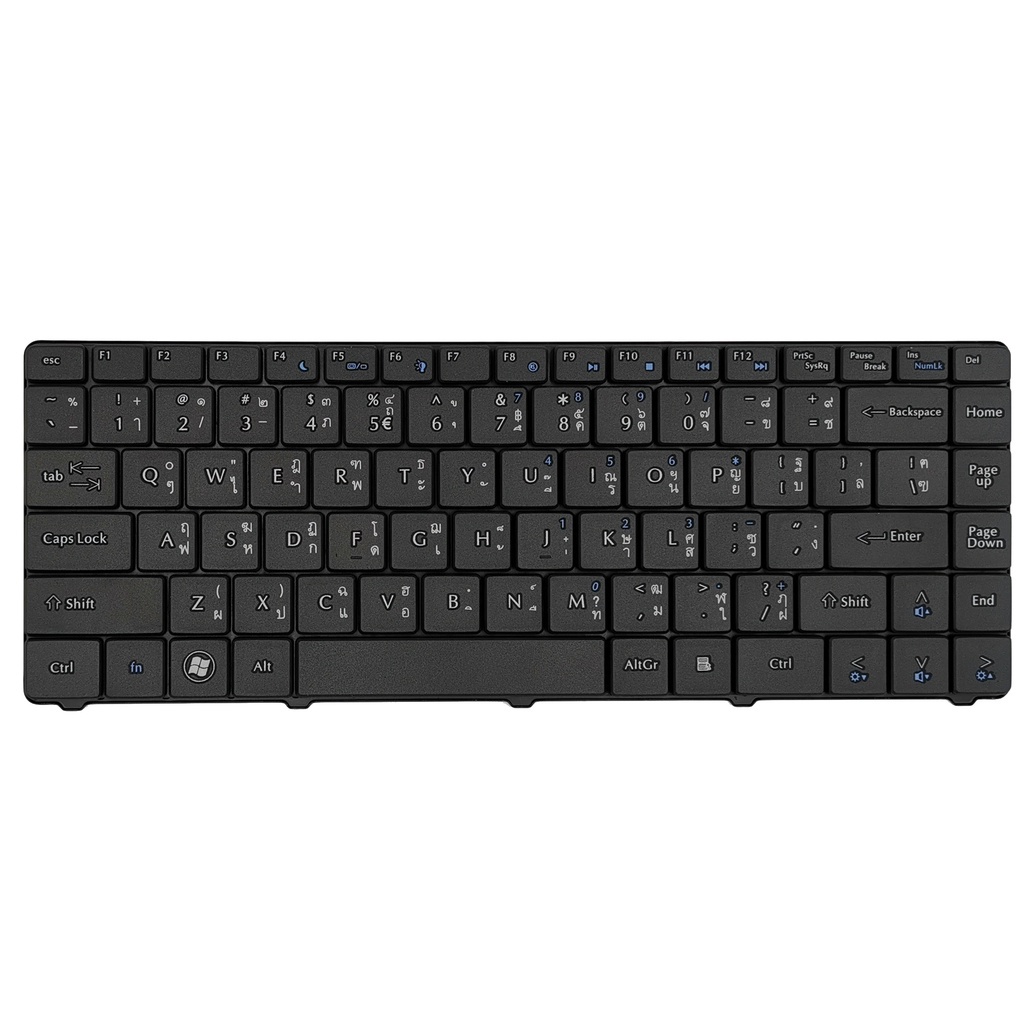 keyboard-acer-คีย์บอร์ด-emachine-d525-d725-acer-aspire-4732-4732z-gateway-nv40-nv42-nv44-nv48-nv4800-ไทย-อังกฤษ-สีดำ