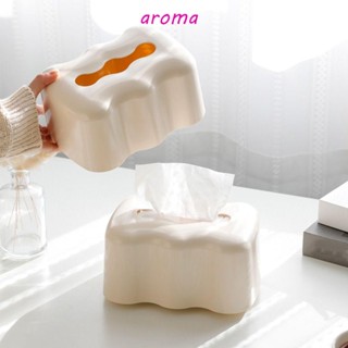 AROMA กล่องทิชชู่พลาสติก รูปก้อนเมฆ พร้อมสปริง สําหรับตกแต่งบ้าน