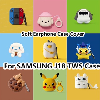 【Case Home】เคสหูฟัง แบบนิ่ม ลายการ์ตูน สําหรับ SAMSUNG J18 TWS J18 TWS