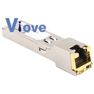 Sfp โมดูลสวิตช์ RJ45 Gbic 10 100 1000 เชื่อมต่อ SFP ทองแดง RJ45 SFP พอร์ตอีเธอร์เน็ตกิกะบิต 1 ชิ้น