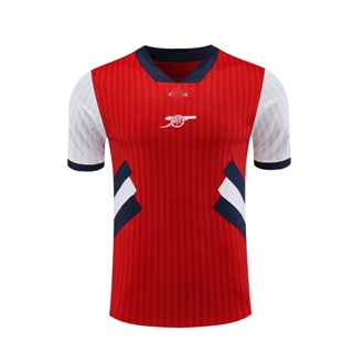 เสื้อกีฬาแขนสั้น ลายทีมชาติฟุตบอล Arsenal 24 Arsenal สีแดง พลัสไซซ์ สําหรับผู้ชาย ไซซ์ S-XXL