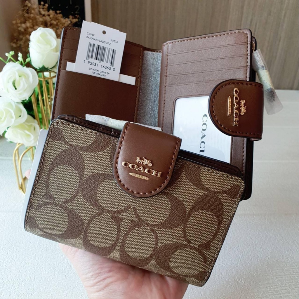 Medium Corner Zip Wallet C0082 6390 กระเป๋าสตางค์ขนาดกลางซิปรอบ แท้ ...