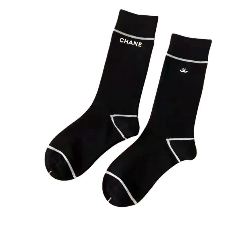 ถุงเท้ากีฬา-ผ้าฝ้าย-100-ระบายอากาศได้ดี-สีดํา-สีขาว-แฟชั่นสําหรับผู้หญิง-จํานวน-4-คู่
