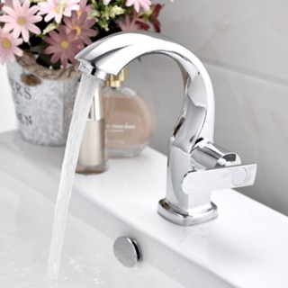 Faucet Counter Lavatory Faucet Single Lever Waterfall Bathroom Hardware