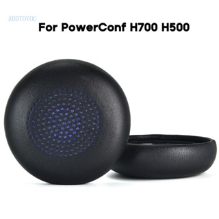 【3C】แผ่นครอบหูฟัง โปรตีน ระบายอากาศ แบบเปลี่ยน สําหรับ PowerConf H700 H500