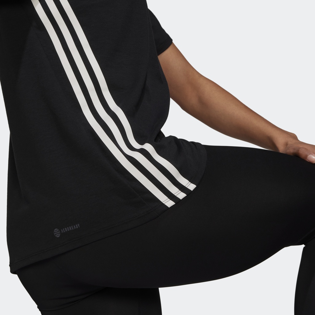 adidas-เทรนนิง-เสื้อยืด-trainicons-3-stripes-ผู้หญิง-สีดำ-hk6975