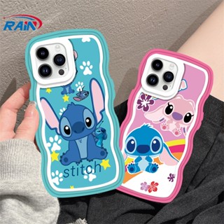 เคสโทรศัพท์มือถือ TPU ลายการ์ตูน Stitch ขอบคลื่น สําหรับ Realme C53 C55 10 C30 C31 C33 C35 C30S C21Y C25Y C11 2021 C15 C25 C17 C12 C3 C2 8i 7i 5 5i 6i 7 Pro Narzo 50A Prime 20 Pro