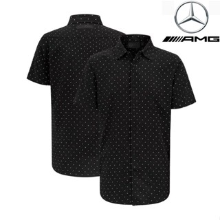 ใหม่ล่าสุด F1 ชุดแข่งรถ + เสื้อโปโลแขนสั้น ลายทีม Mercedes AMG Petronas แฟชั่นฤดูร้อน สําหรับผู้ชาย และผู้หญิง 2023