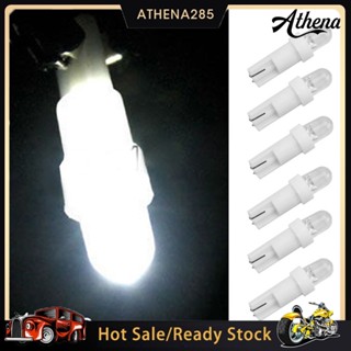 [COD]➤แผงแดชบอร์ดรถยนต์ 12V T5 LED 10 ชิ้น/ชุด