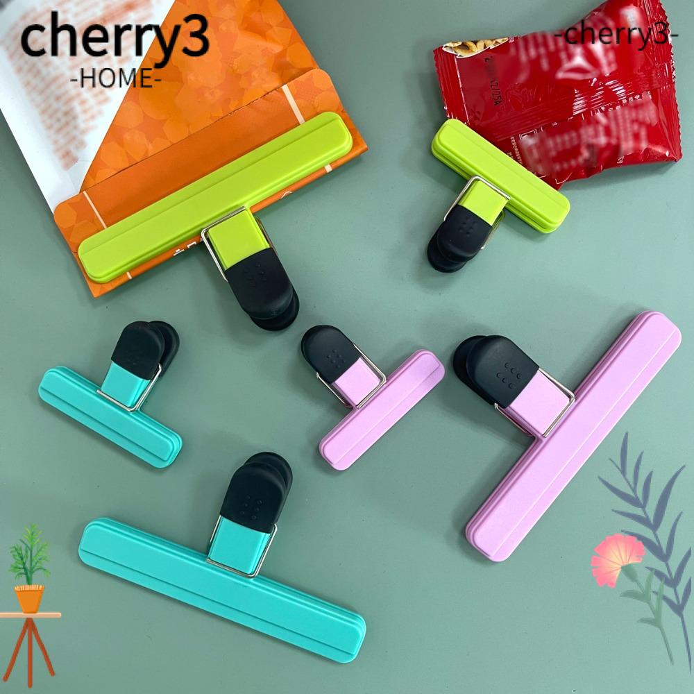 cherry3-6-ชิ้น-คลิปพลาสติก-คลิปซีลอาหาร-กันความชื้น-คลิปซีลอาหารในครัวเรือน-รักษาความสดใหม่-สําหรับเก็บอาหารทอด-สําหรับห้องครัว