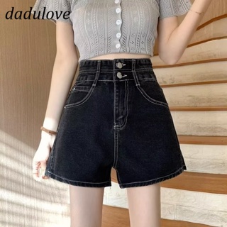 DaDulove💕 New American Ins High Street Thin Denim Shorts Small Crowd High Waist Wide Leg Pants Large Size Hot Pants