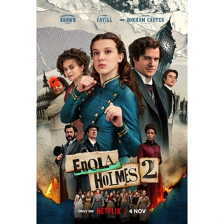 DVD Enola Holmes เอโนลา โฮล์มส์ (2020-2022) DVD หนัง มาสเตอร์ เสียงไทย (เสียง ไทย/อังกฤษ | ซับ ไทย/อังกฤษ) DVD