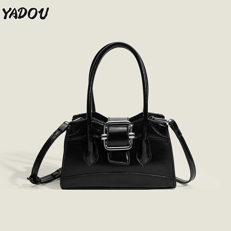 yadou-กระเป๋าสะพายไหล่แบบพกพาของผู้หญิงความรู้สึกระดับสูงของกระเป๋า-messenger-บุคลิกสบาย-ๆ-รถจักรยานยนต์