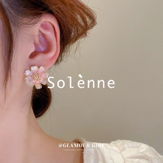 Solenne บาท 1 1 บาท ต่างหู  ต่างหูสไตล์เกาหลีที่เรียบง่าย Hot selling blockbusters 2023 NEW Style