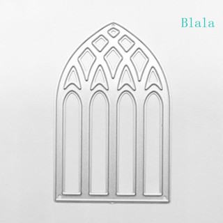 Blala แผ่นแม่แบบโลหะ ตัดลายหน้าต่าง แฮนด์เมด สําหรับตกแต่งงานหัตถกรรม