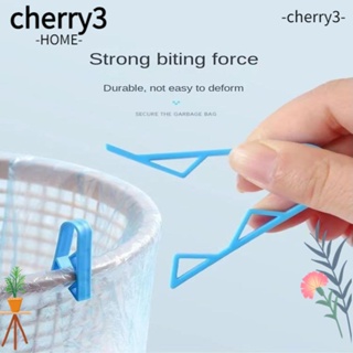 Cherry3 คลิปหนีบถุงขยะ กันลื่น สีฟ้า สําหรับใส่ขนมขบเคี้ยว 30 ชิ้น