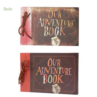 Dudu อัลบั้มรูปภาพ ลาย Our Adventure แฮนด์เมด DIY สําหรับตกแต่งสมุดภาพ งานแต่งงาน วันเกิด วันขอบคุณพระเจ้า