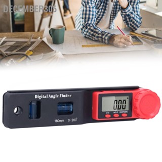 December305 Digital Angle Finder Spirit Level พร้อมจอแสดงผล LCD อุปกรณ์เสริมสำหรับงานไม้