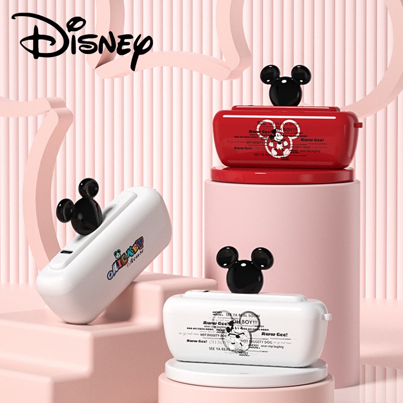 disney-tz2-พาวเวอร์แบงค์-ความจุเยอะ-5000mah-type-c-อินเตอร์เฟส-apple-mickey-mouse-2a-ชาร์จเร็ว-ขนาดเล็ก-พกพาง่าย-สําหรับเดินทาง-ของขวัญวันเกิด