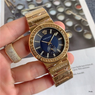 นาฬิกาข้อมือควอตซ์แฟชั่น สายแสตนเลส กันน้ํา หน้าปัดขนาดใหญ่ หรูหรา แบบเรียบ สําหรับผู้ชาย