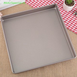 Aaairspecial ถาดอบขนม เหล็กคาร์บอน แบบหนา ทรงสี่เหลี่ยม 11 นิ้ว ไม่ติดผิว 1 ชิ้น