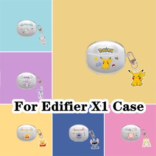 【ส่วนลด】เคสหูฟัง แบบนิ่ม แบบใส ลายการ์ตูนกระต่าย ดาว สําหรับ Edifier X1 X1