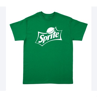 SPRITE T SHIRT COTTON 100% SIZE M-3XL เครื่องดื่ม น้ำอัดลม สไปรท์ เสื้อยืด แฟชั่น ใส่สบาย