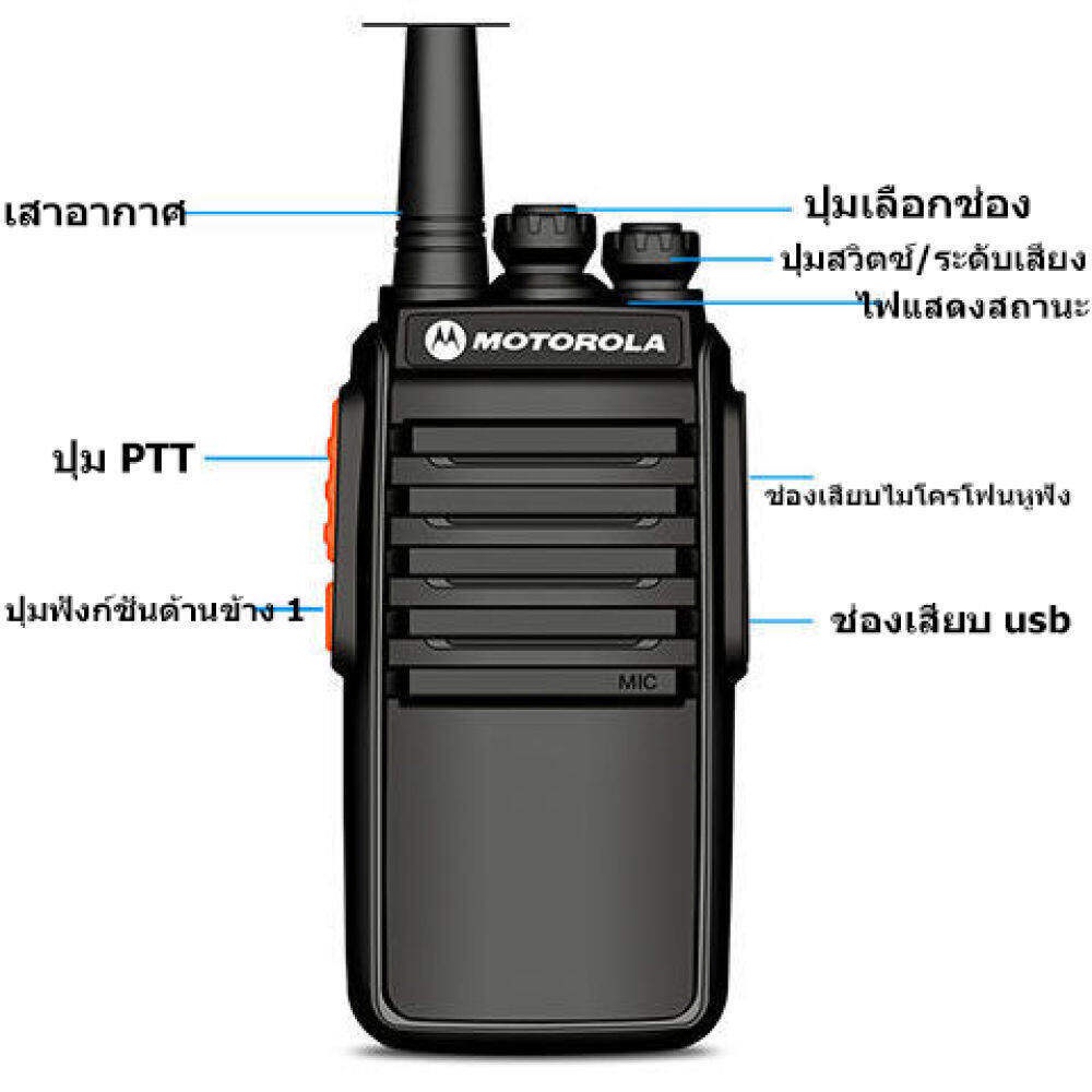 วิทยุสื่อสาร-เครื่องส่งรับวิทยุ-motorola-เหมาะสำหรับสถานที่ก่อสร้าง-โรงแรม-ความปลอดภัย-กลางแจ้ง-พลังงานสูง-สแตนด์บายนาน