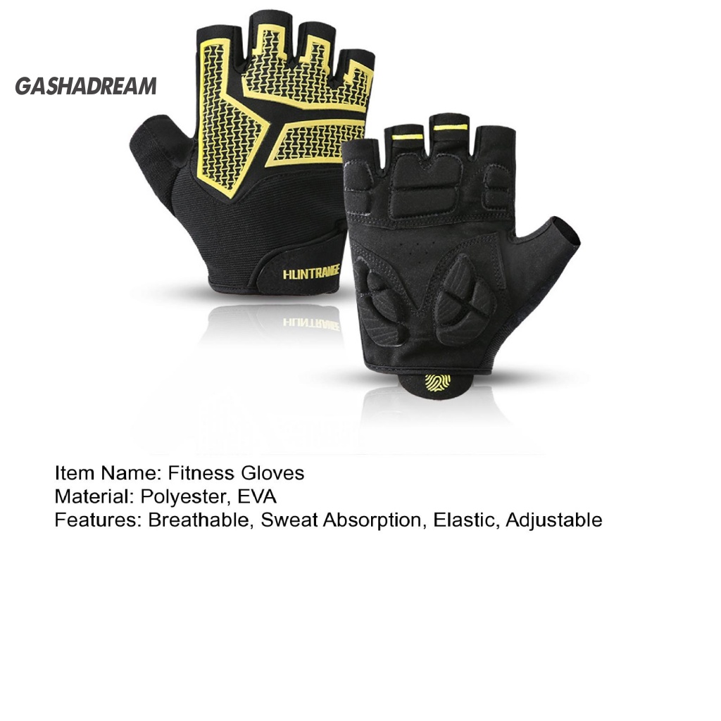 gashadream-ถุงมือครึ่งนิ้ว-ระบายอากาศ-ซับเหงื่อ-ปรับได้-สําหรับยกน้ําหนัก-ปั่นจักรยาน-เพาะกาย-1-คู่