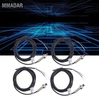 MMADAR 4 ชุด Proximity Switch 8mm Dia PNP 3 สายปกติปิด NC Contact Inductive Sensoring 6 ถึง 36VDC