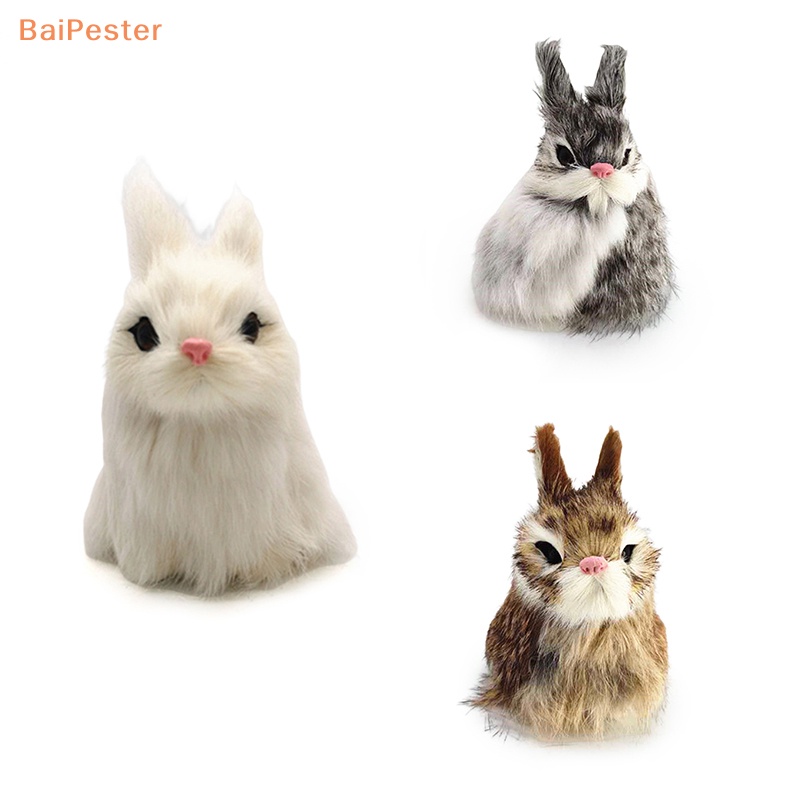 baipester-ตุ๊กตากระต่ายจําลอง-ขนฟู-น่ารัก-ของขวัญวันเกิด-วันคริสต์มาส-ตกแต่งบ้าน-งานแต่งงาน-เด็ก