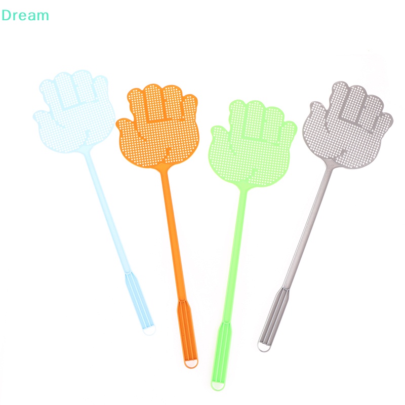 lt-dream-gt-ไม้ตียุง-แมลงวัน-พลาสติก-ด้ามจับยาว-น่ารัก-ลดราคา