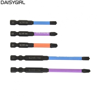 【DAISYG】Magnetic Special-Slotted Cross Screwdriver Bit Tools For Electrician PH1/PH2