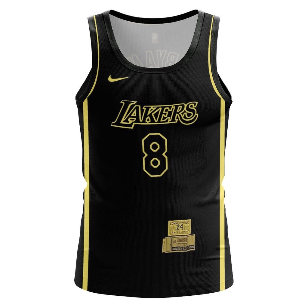 เสื้อเชิ้ตพรีเมี่ยม Nba Los Angeles Lakers No. ลูกบาสเก็ตบอล Kobe ...