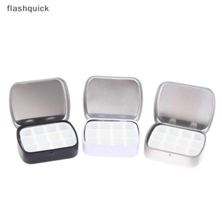 Flashquick กล่องเปล่า 12 ช่อง ขนาดเล็ก แบบพกพา สําหรับใส่สีน้ํา 1 ชิ้น