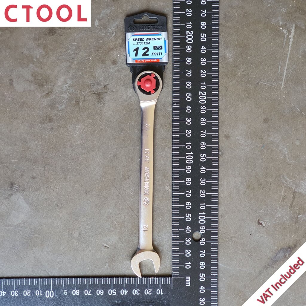 ประแจแหวนฟรีปากตาย-12-แหวนปากตาย-kingtony-ของแท้-authentic-combination-wrench-ซีทูล-ctool-hardware