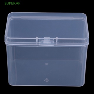 Superaf กล่องพลาสติกใส PP ขนาด 9*5.9*6.5 ซม. สําหรับใส่ชิป