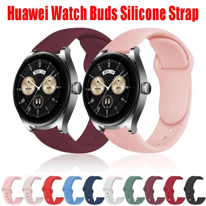 สายนาฬิกาข้อมือซิลิโคน-แบบเปลี่ยน-สําหรับ-huawei-watch-buds-huawei-watch-buds