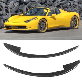 Alaskar ปีกกันชนหน้า คาร์บอนไฟเบอร์ แบบเปลี่ยน สําหรับ Ferrari 458 Italia Spider 2010‐2015 2 ชิ้น