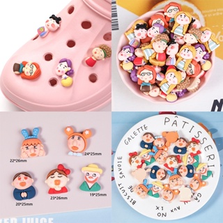 Crocs Jibbitz Pins กระดุม 2.5D ขนาดเล็ก สําหรับรองเท้า DIY