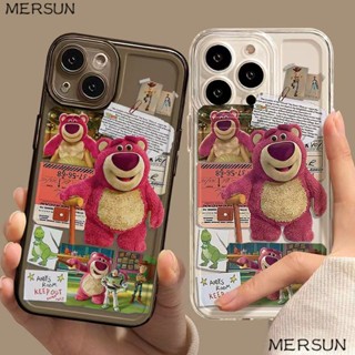 ✅เคสโทรศัพท์มือถือ ซิลิโคน ลายหมีสตรอเบอร์รี่ สําหรับ Iphone x plus Pro xr 1412 11Pro Xsmax 7813
