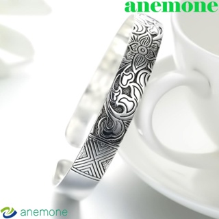 Anemone กําไลข้อมือ พระพุทธรูป สไตล์วินเทจ ย้อนยุค สวยหรู เครื่องประดับแฟชั่นสตรี