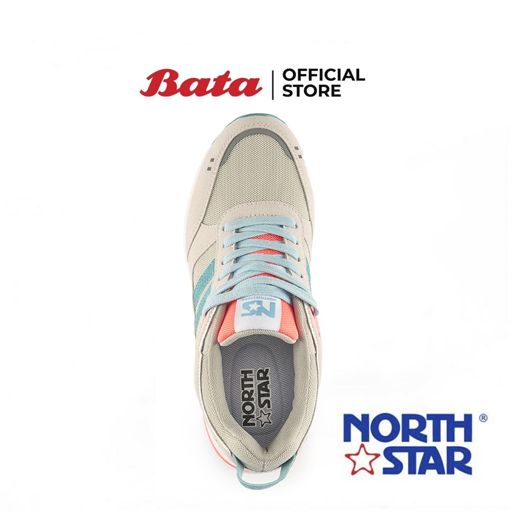 bata-บาจา-ยี่ห้อ-north-star-รองเท้าผ้าใบแบบผูกเชือก-สนีกเกอร์แฟชั่น-สำหรับผู้หญิง-รุ่น-hugo-สีเทา-5392178