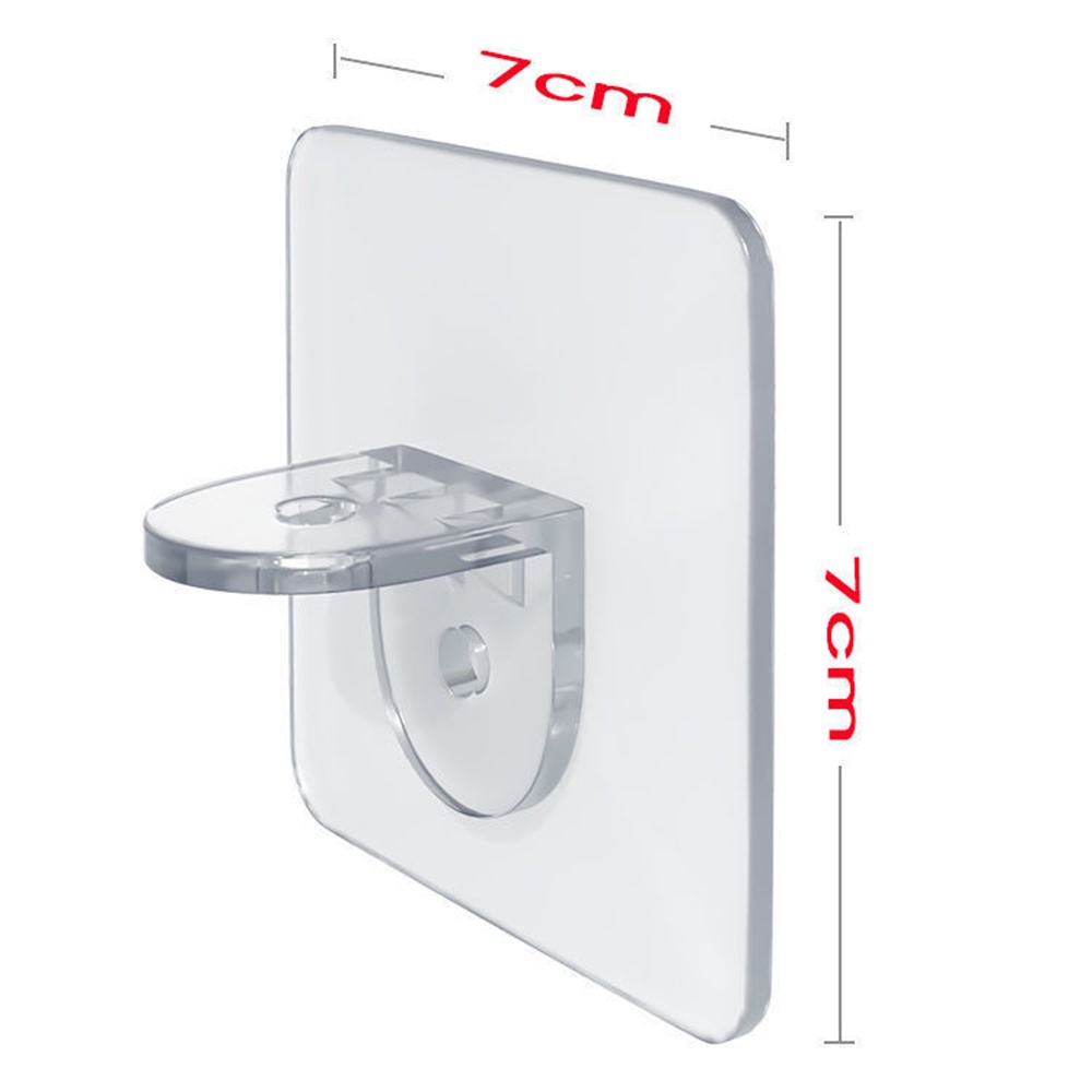 ชั้นวางเล็บปลอม-แบบใส-ขนาด-7-7-ซม-สําหรับติดผนังตู้-5-10-ชิ้น