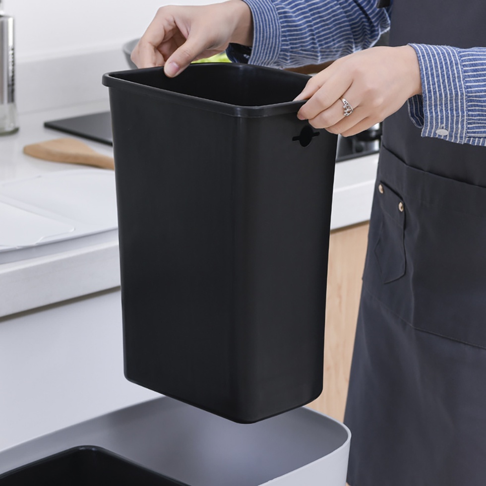ถังขยะในห้องครัว-2-ช่อง-2-ชั้น-มีลิ้นชักเก็บถุงขยะ-แบบฝาคู่